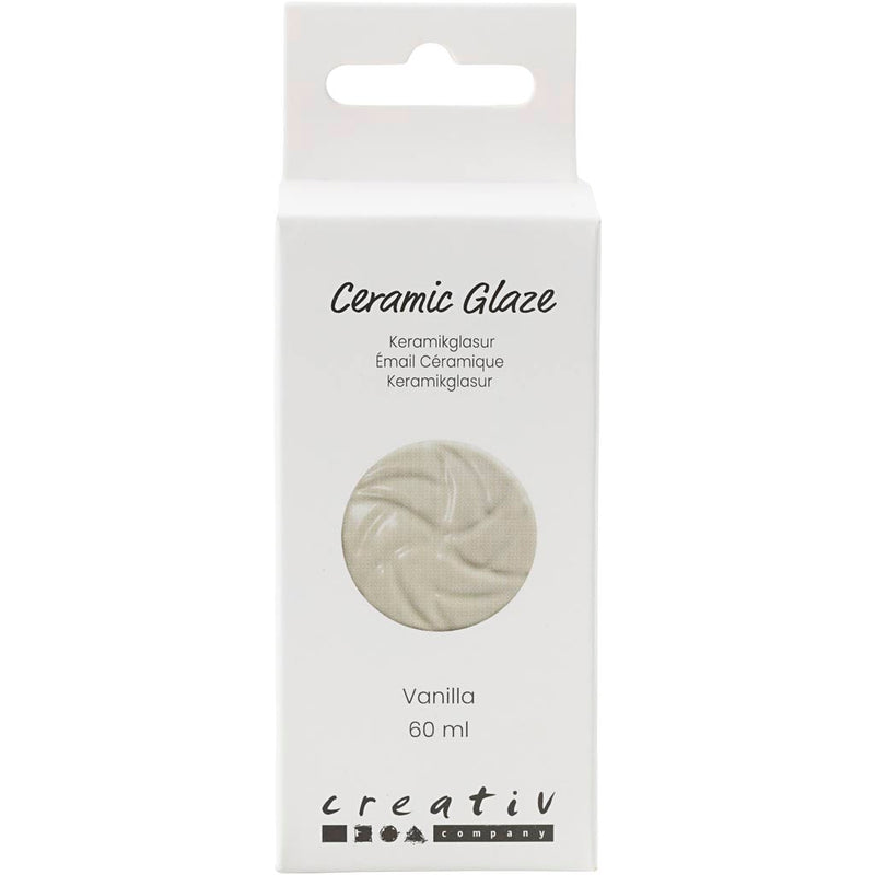 Load image into Gallery viewer, Creativ company keramiek glazuur 984-1101 c dekkend vanilla - 60ml