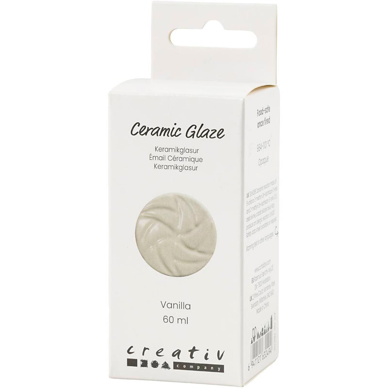 Load image into Gallery viewer, Creativ company keramiek glazuur 984-1101 c dekkend vanilla - 60ml