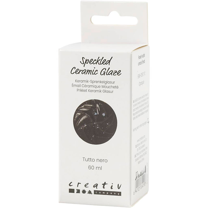 Load image into Gallery viewer, Http: www.cchobby.nl gespikkeld-keramiekglazuur-999-1060-c-dekkend-tutto-nero-60-ml-1-doosje