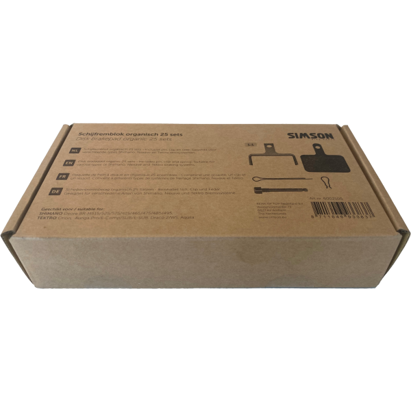 Load image into Gallery viewer, Rema tip top nederland b.v. simson 600210b bulk schijfremblokken organisch (box. 25 sets)