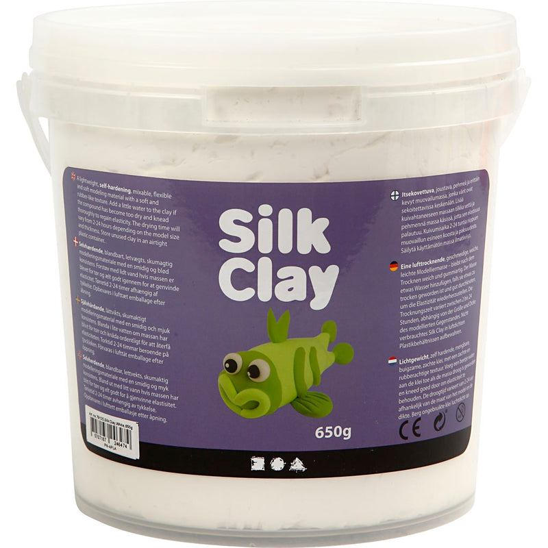 Load image into Gallery viewer, Silk clay https: www.cchobby.nl silk-clayr-wit-650-gr-1-emmer