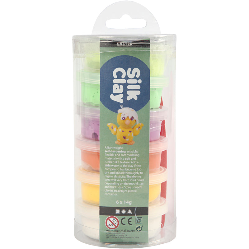 Load image into Gallery viewer, Creativ company https: www.cchobby.nl silk-clayr-voorjaarskleuren-6x14-gr-1-doos