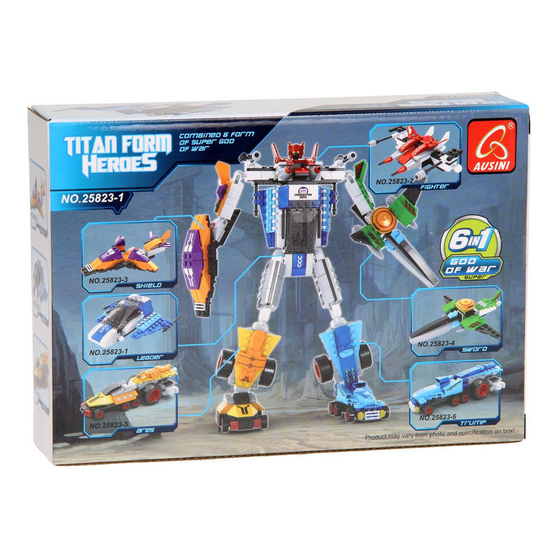 Afbeelding laden in galerijviewer, Bouwset titan heroes - space blauw - 84dlg.