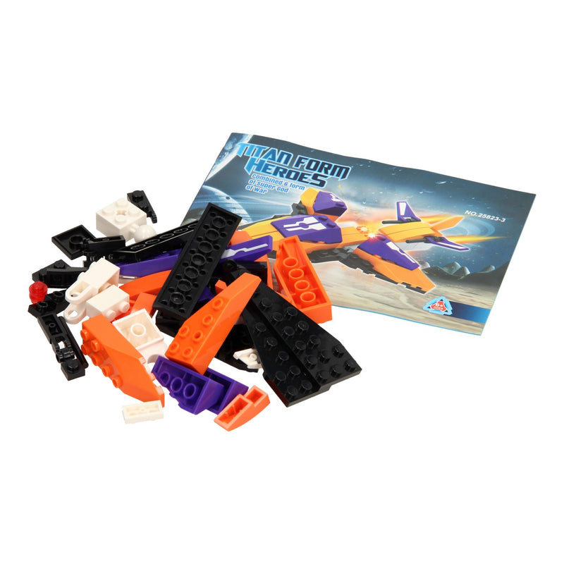 Afbeelding laden in galerijviewer, Lobbes bouwset titan heroes - space oranje - 49dlg.