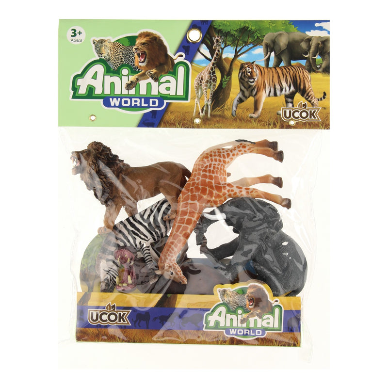 Load image into Gallery viewer, Wilde dieren luxe speelset, 5st.