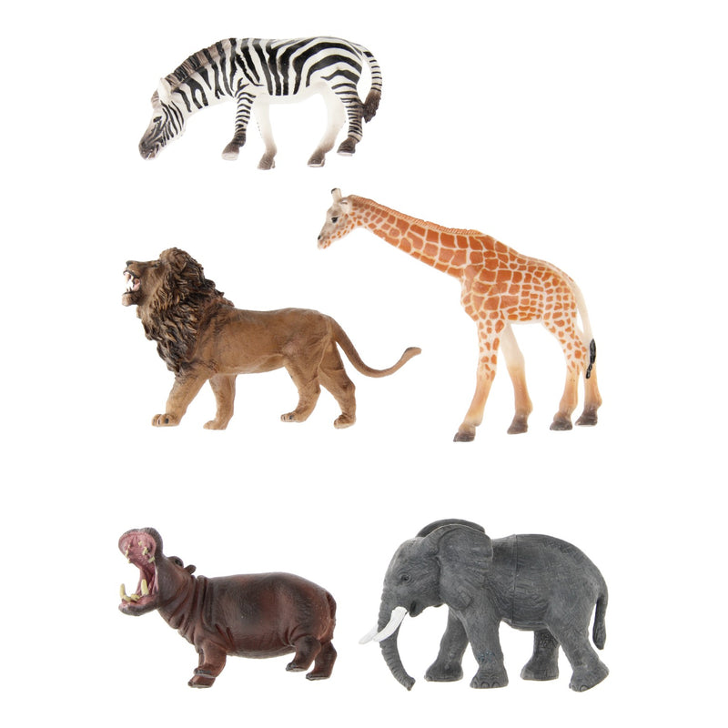 Load image into Gallery viewer, Wilde dieren luxe speelset, 5st.
