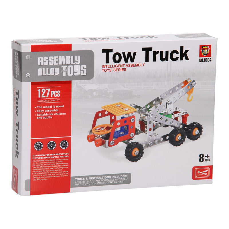 Load image into Gallery viewer, Constructieset metaal takelwagen, 127dlg.