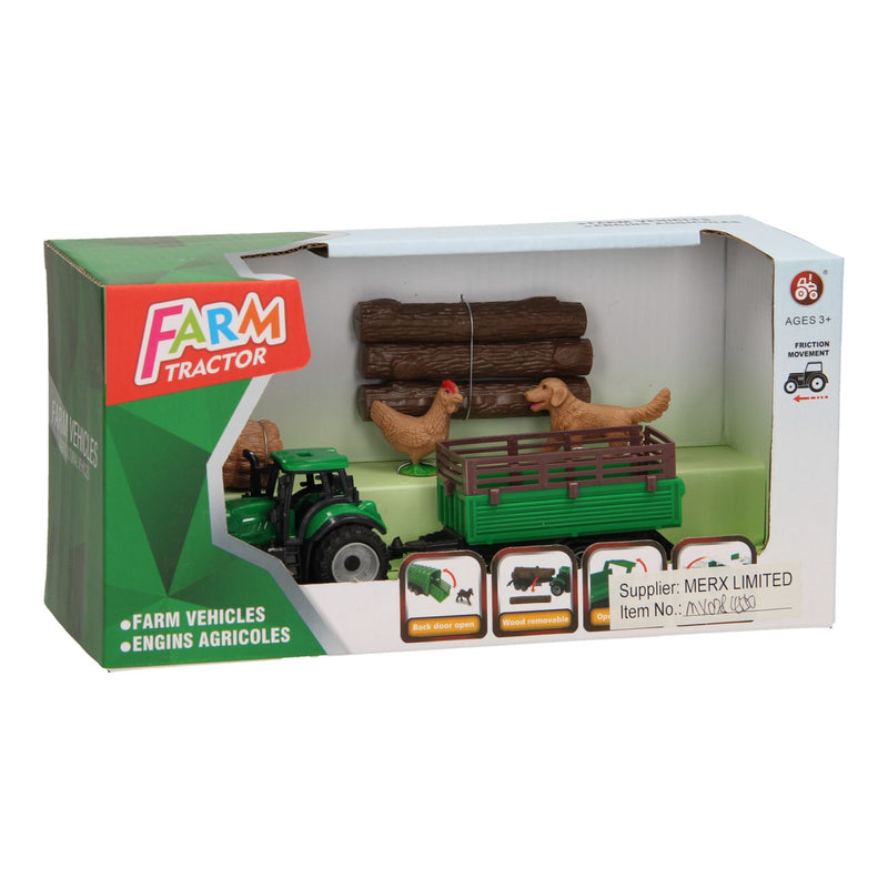 Afbeelding laden in galerijviewer, Tractor met toebehoren - set 3