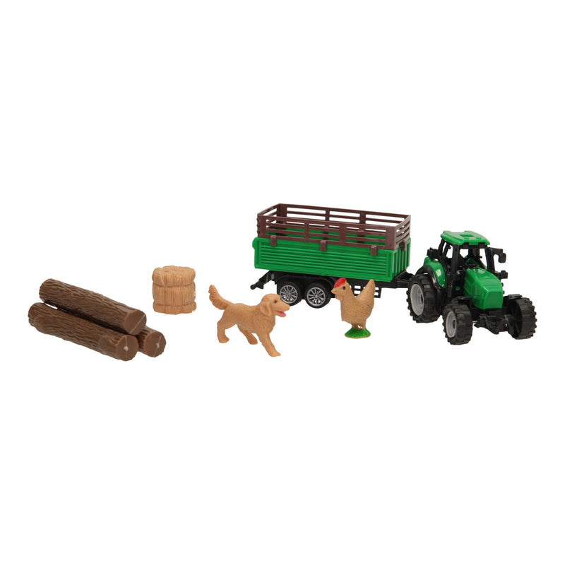 Afbeelding laden in galerijviewer, Tractor met toebehoren - set 3
