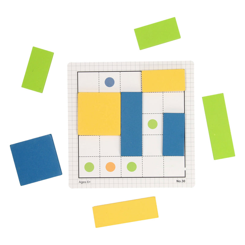 Load image into Gallery viewer, iq puzzel hout, niveau 3