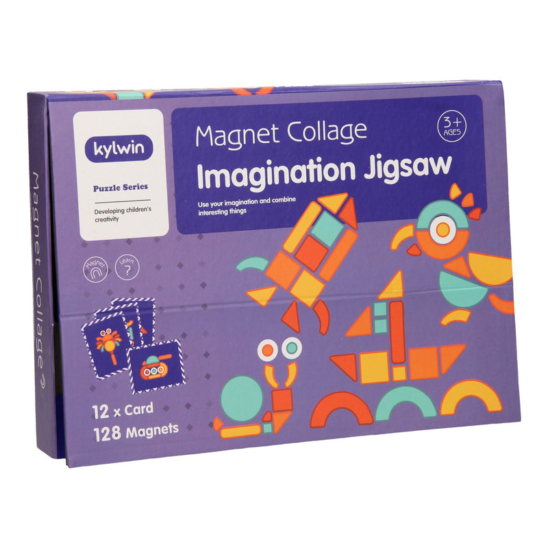 Load image into Gallery viewer, magneetset vormen met kaarten, 140dlg.