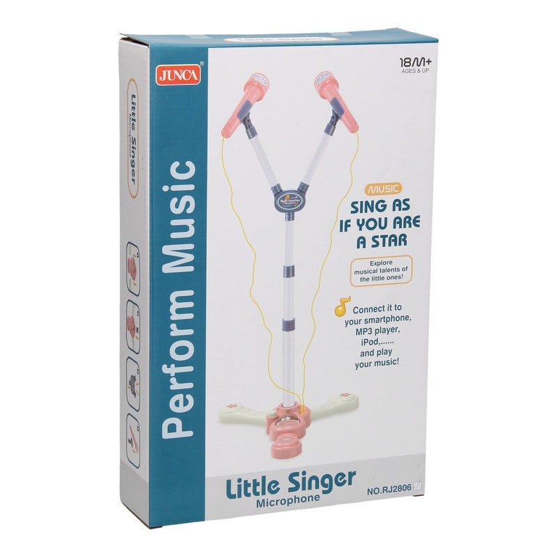 Load image into Gallery viewer, Duo Microfoon Standaard Roze