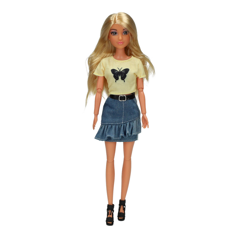 Afbeelding laden in galerijviewer, Fashion pop jeans serie spring vlinder