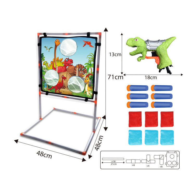 Load image into Gallery viewer, 2in1 schieten gooien dino