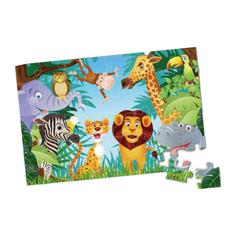 Afbeelding laden in galerijviewer, Kinder legpuzzel safari. 48st.