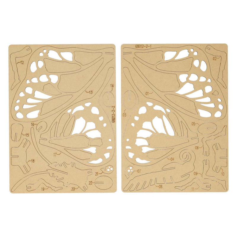 Load image into Gallery viewer, Lobbes houten bouwpakket 3d vlinder