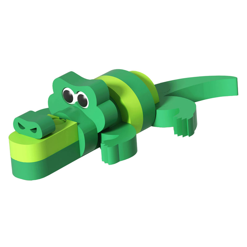 Afbeelding laden in galerijviewer, Lobbes foam bouwset 3d krokodil