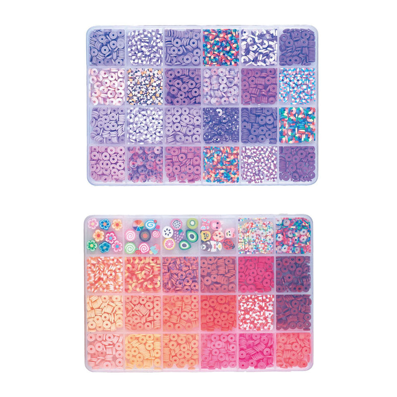 Load image into Gallery viewer, Lobbes speelgoed bv polymeer kralen paars-roze tinten