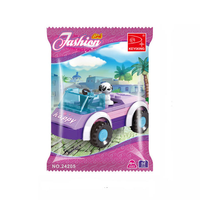 Afbeelding laden in galerijviewer, Lobbes bouwset zomerauto cabrio - 56dlg.