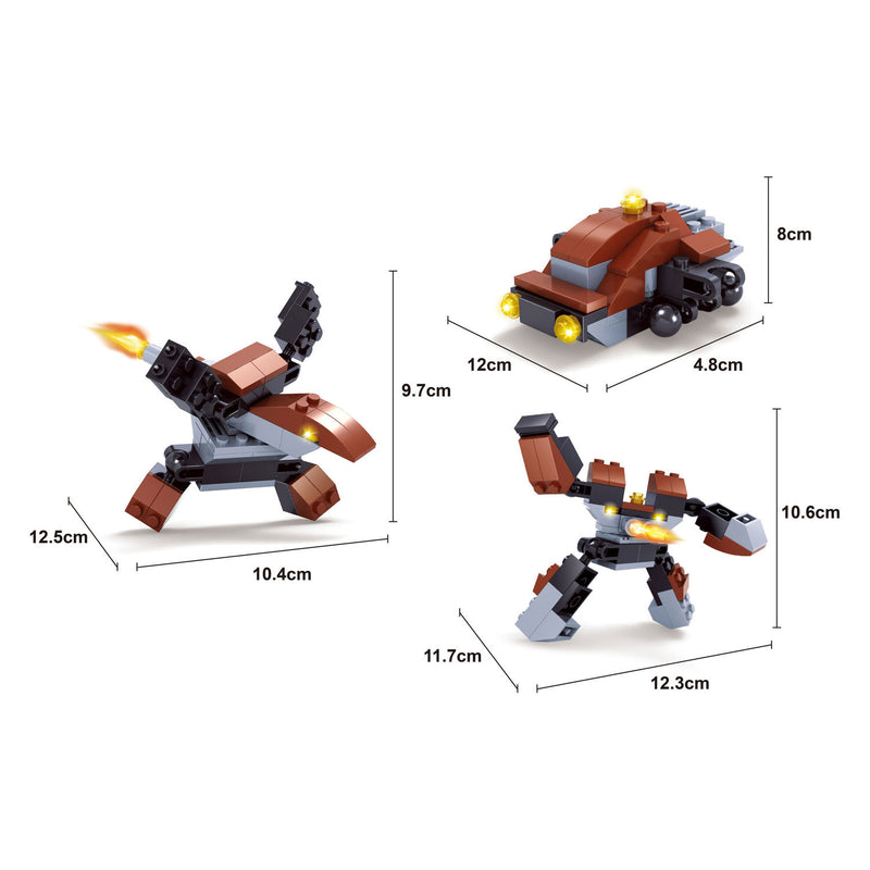 Afbeelding laden in galerijviewer, Titans robot bouwblokjes bouwset 3-in-1