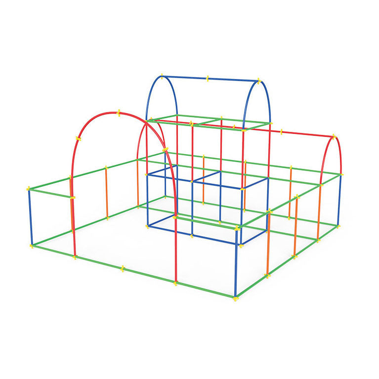 Load image into Gallery viewer, Lobbes speelgoed bv bouwrietjes in zak, 100dlg.