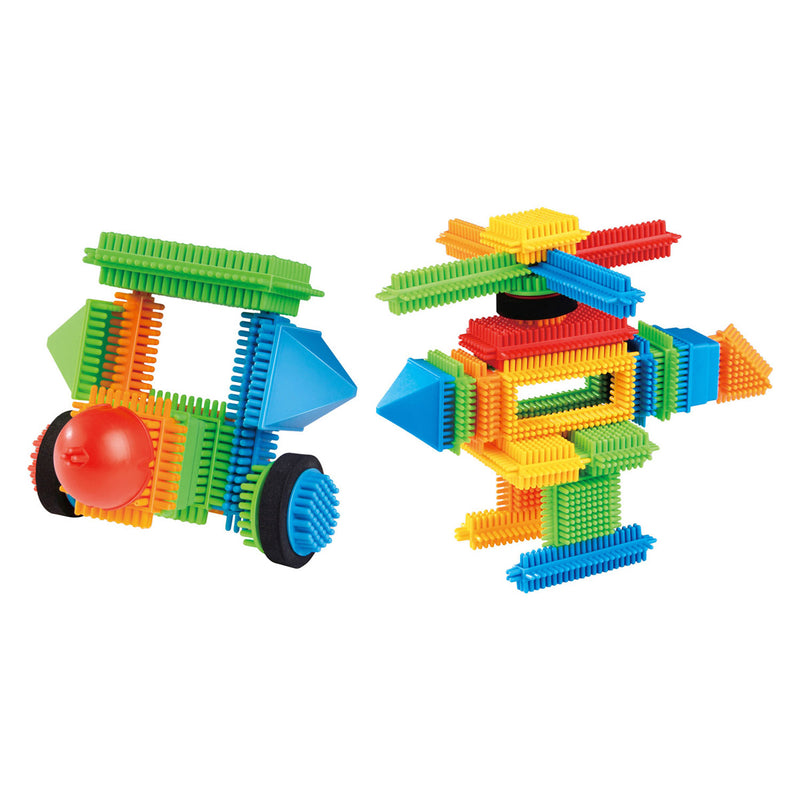 Load image into Gallery viewer, Lobbes speelgoed bv lobbes bouwblokken bristle set - kleurrijke constructie speelgoed 58-delig.