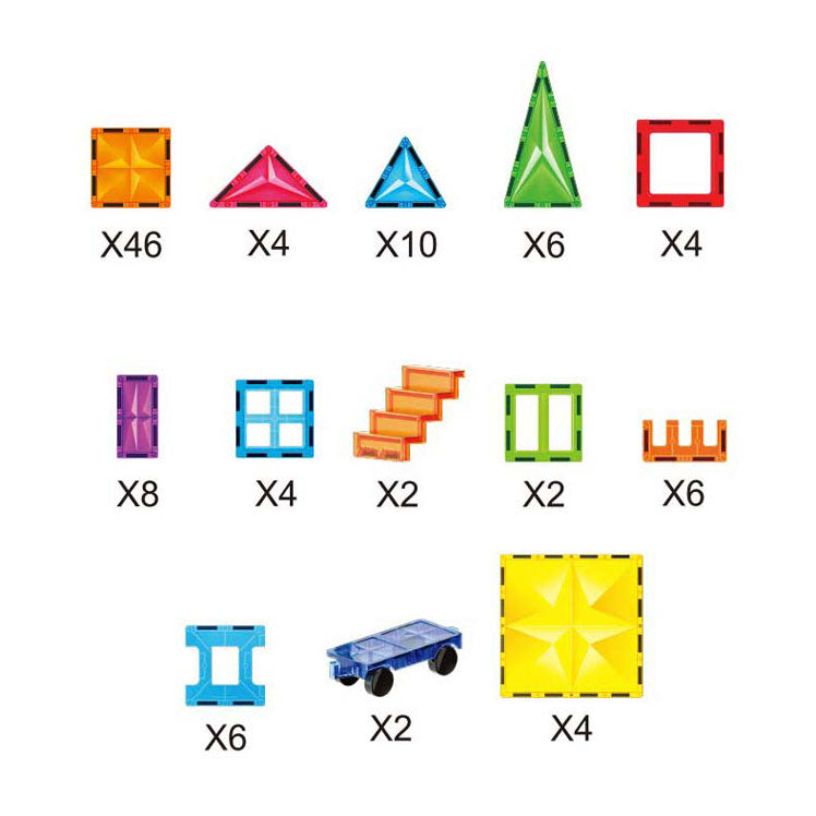 Load image into Gallery viewer, Magnetische bouwset - 104dlg.