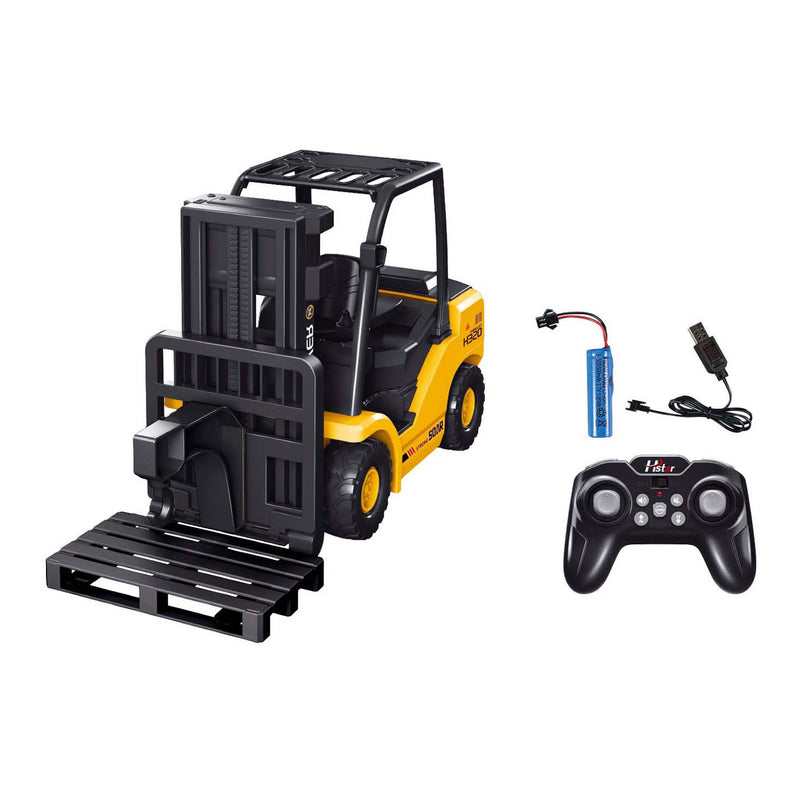 Load image into Gallery viewer, Lobbes speelgoed bv rc bestuurbare heftruck oplaadbaar met licht en geluid