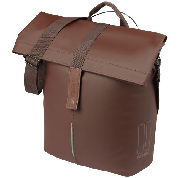 Load image into Gallery viewer, Basil fietsshopper city mik studs 14-16 liter 11 x 29 x 36 cm - bruin