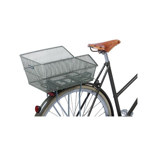 Load image into Gallery viewer, Basil Cento Flower- fietsmand - achterop - olive green