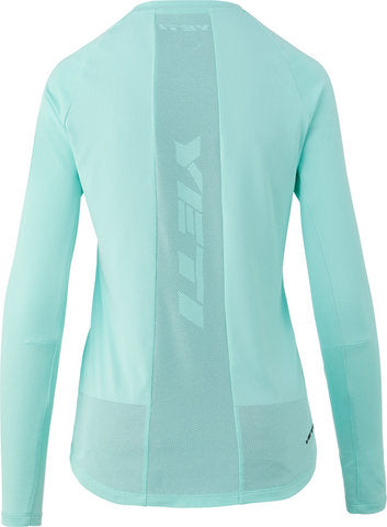 Load image into Gallery viewer, Yeti cycles turq air women’s l s jersey