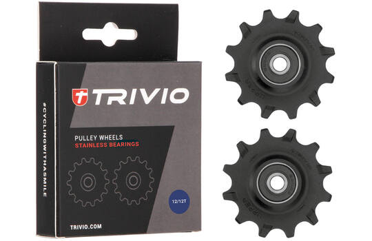 Afbeelding laden in galerijviewer, Trivio - derailleurwieltjes 12 12t stainless lagers