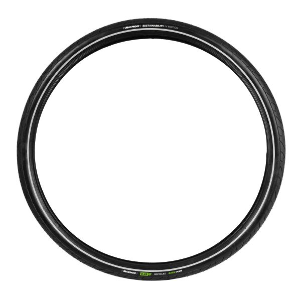 Load image into Gallery viewer, Urbanproof buitenband urban proof recycled basic core - 28 x 1.40 37-622 - zwart met reflectie