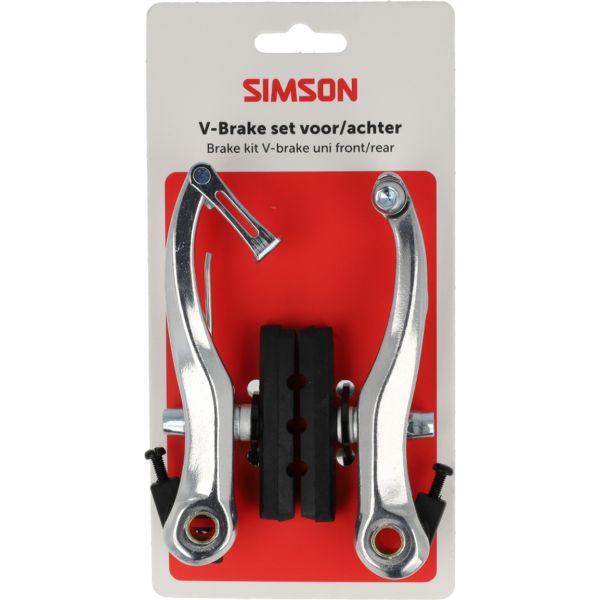 Load image into Gallery viewer, Simson v-brake remmenset geschikt als voor- en achterrem