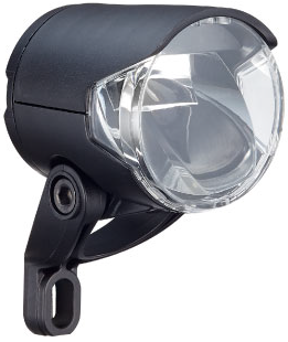 Load image into Gallery viewer, Koplamp Herrmans H-Black MR4 dynamo - aan uit functie - met houder - 100 120 lumen