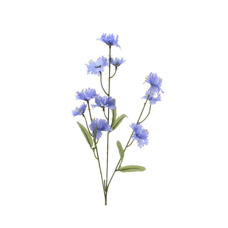 Afbeelding laden in galerijviewer, Decoris kunstbloem korenbloem polyester 5x12x55cm paars