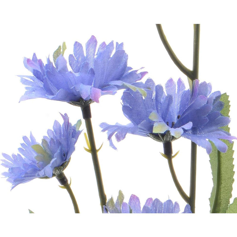 Afbeelding laden in galerijviewer, Decoris kunstbloem korenbloem polyester 5x12x55cm paars
