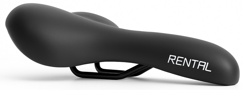 Load image into Gallery viewer, Edge fietszadel city rental - zwart (op kaart)