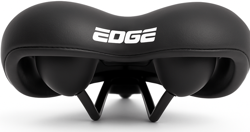 Load image into Gallery viewer, Edge fietszadel city rental - zwart (op kaart)