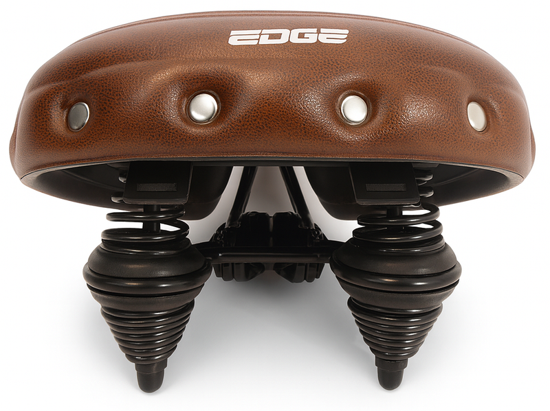 Load image into Gallery viewer, Edge fietszadel urban xl wave - bruin