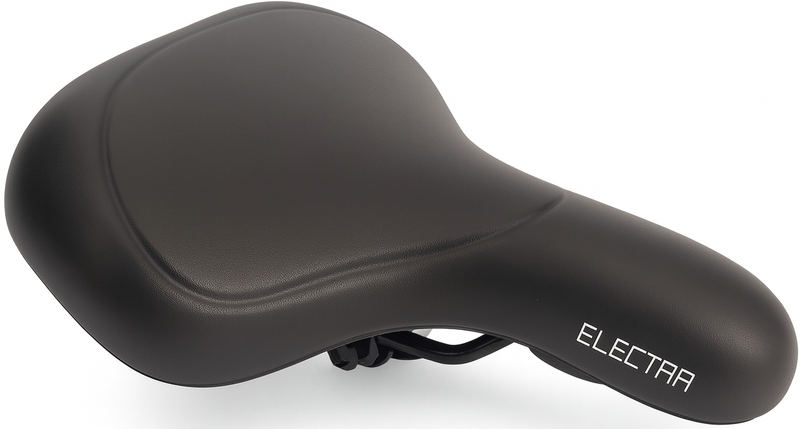 Load image into Gallery viewer, Edge fietszadel e-bike electra met handgreep en opbergruimte voor de apple air tag - zwart