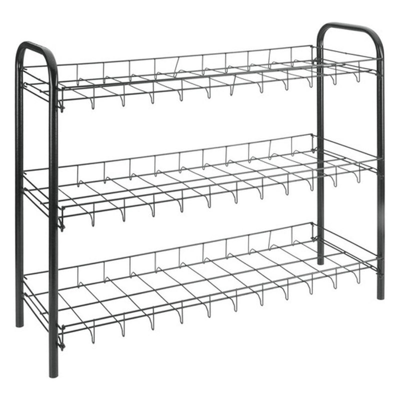 Load image into Gallery viewer, Metaltex shoe schoenenrek 3 etages 64x23x59 cm zwart