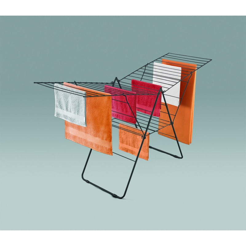 Load image into Gallery viewer, Metaltex droogrek amsterdam 32 mtr zwart