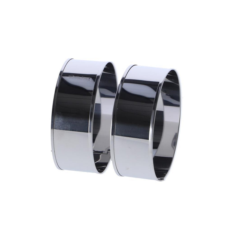 Load image into Gallery viewer, Metaltex bakringen 8.5x3.2 cm 2 stuks rvs