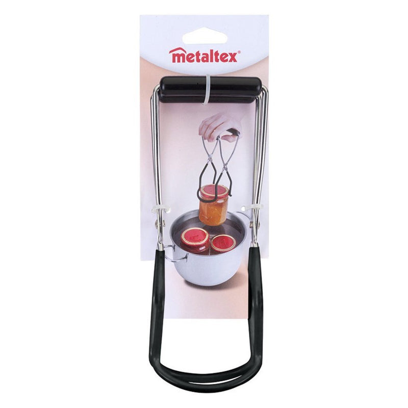 Load image into Gallery viewer, Metaltex potlifter 22x8.5 cm zilver zwart
