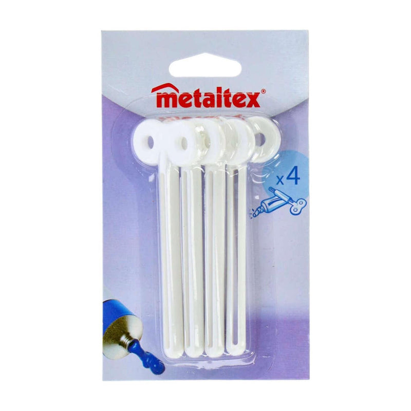 Load image into Gallery viewer, Metaltex tube knijper sleuteltje 4 stuks