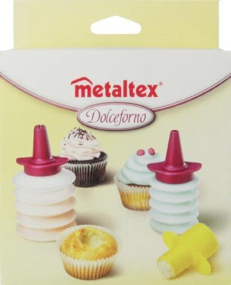 Load image into Gallery viewer, Metaltex decoratieset dolceforno 9 x 7 cm transparant