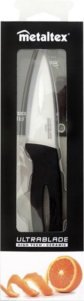 Afbeelding laden in galerijviewer, Metaltex metaltex ultrablade keramisch mes lemmet 13cm soft touch ergonomische greep totale lengte 25,5cm