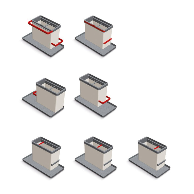 Load image into Gallery viewer, Metaltex kitchen helpers tidy tex gootsteen organiser 24x13x14 cm grijs