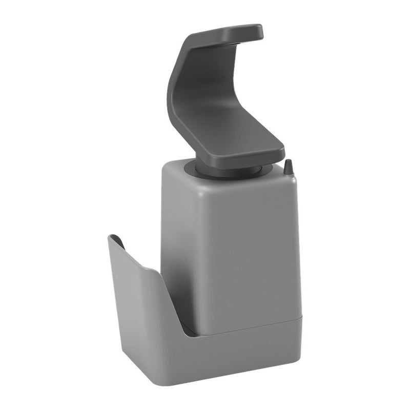 Load image into Gallery viewer, Metaltex soap-tex zeepdispenser 11x8x22 cm grijs
